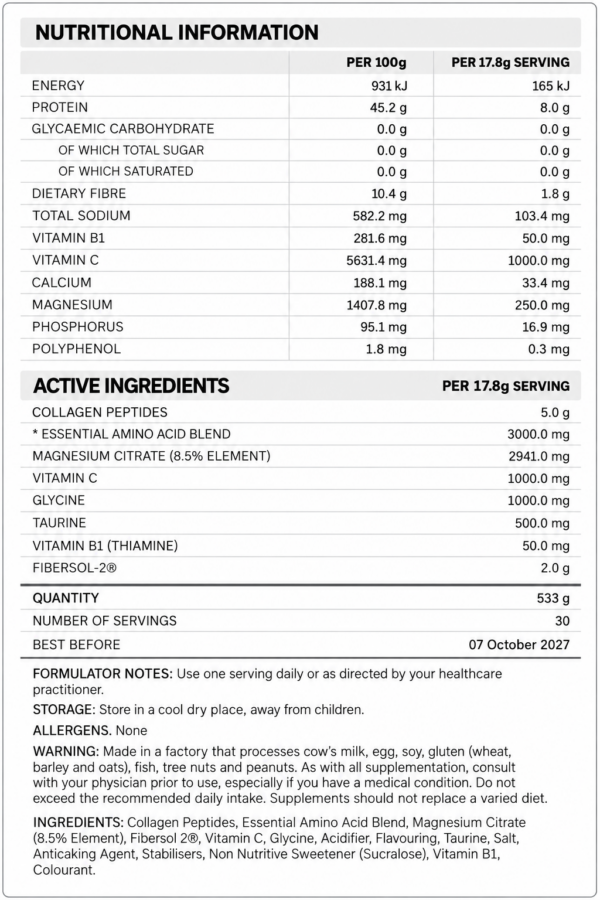 Protein water